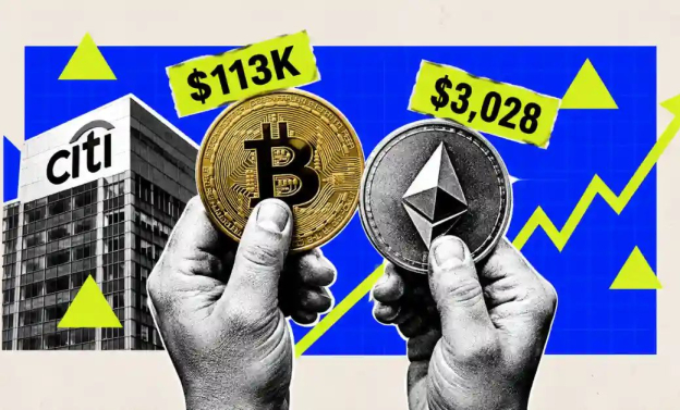 Citigroup Raises Bitcoin Forecast to $113,000 Amid Active Market and ETF Revival
